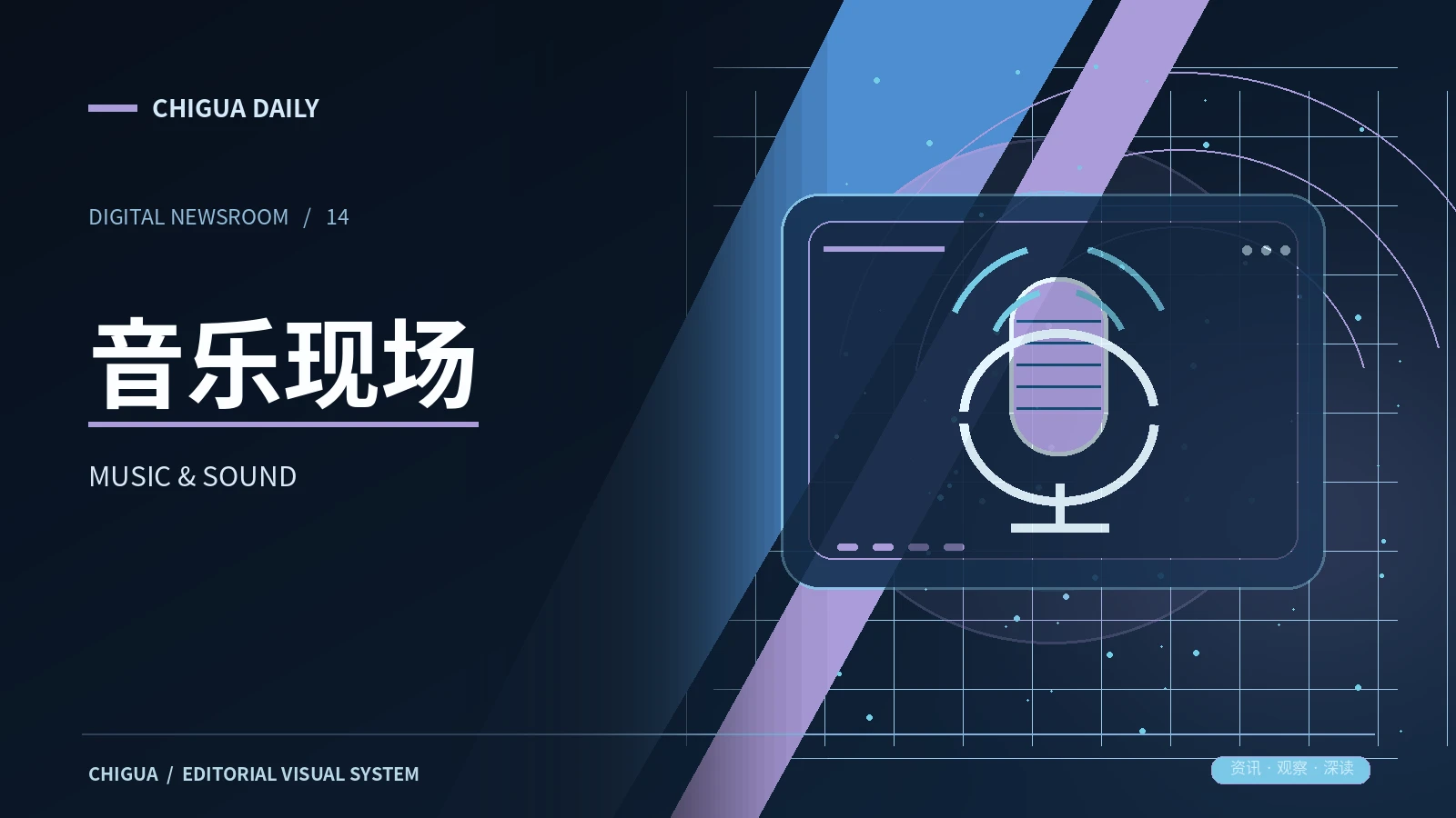 音乐笔记主题视觉